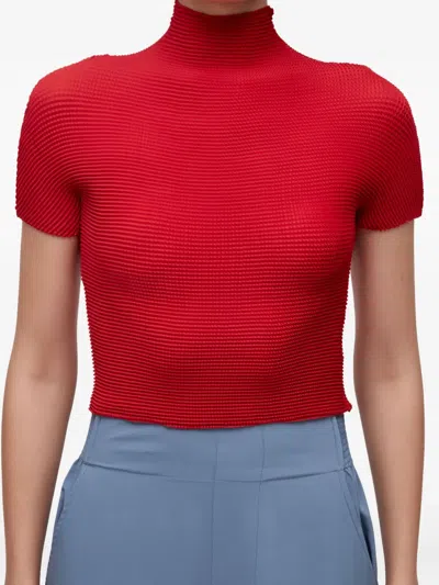 Osklen Pixel-texture T-shirt In Red