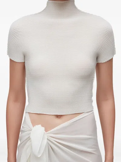 Osklen Pixel-pattern Short-sleeve T-shirt In Silver