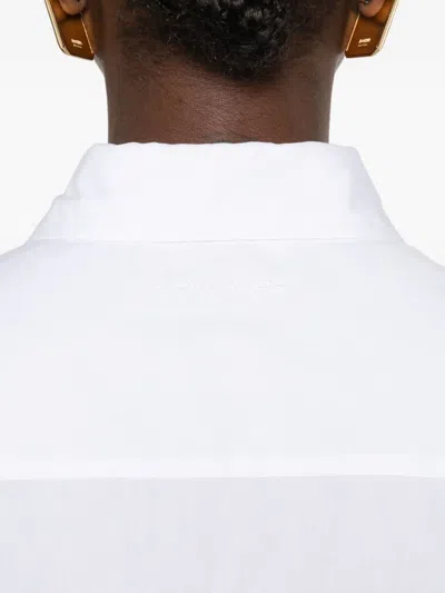 Ermanno Firenze Floral-embroidered Shirt In White