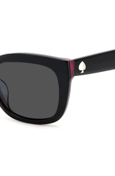 Kate Spade New York Tammy 53mm Rectangular Sunglasses In Brown