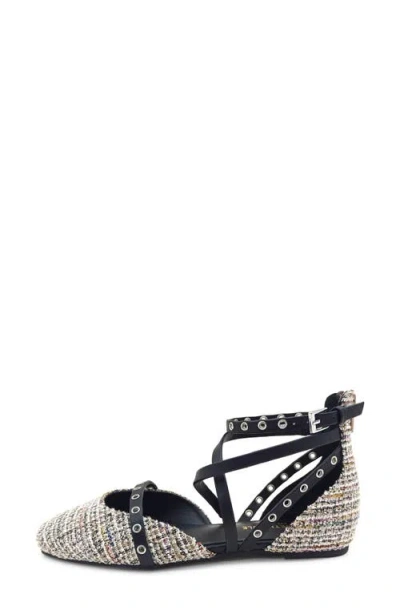 Kenneth Cole Mason Ankle Strap D'orsay Flat In Multi