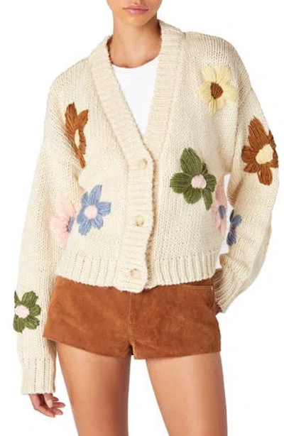 Blanknyc Sweet Soul Cardigan Cream Combo