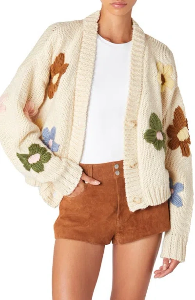 Blanknyc Sweet Soul Cardigan Cream Combo