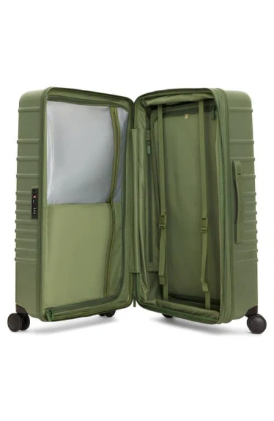 Beis Large Check-in Roller In Olive In Green