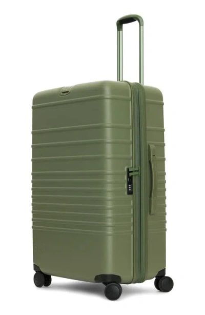 Beis Large Check-in Roller In Olive In Green