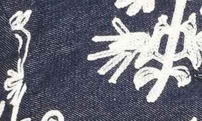 Avec Les Filles Women's Soutache Denim Button-front Vest