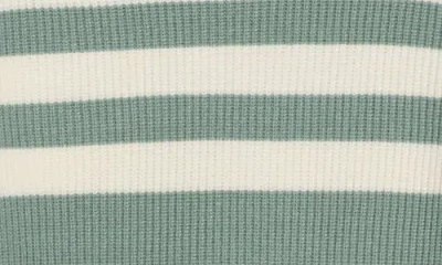 Cyrus Stripe Pullover Sweater In Green