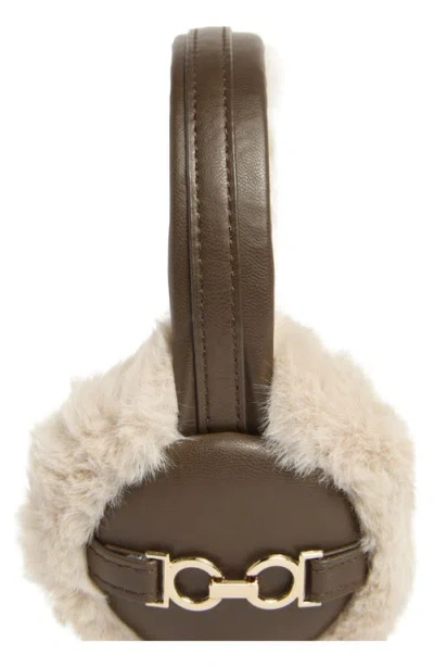 Vince Camuto Faux Fur Earmuffs In White