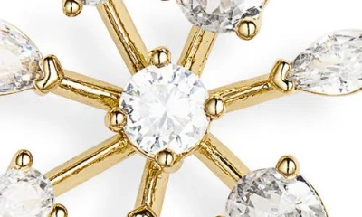 Kate Spade New York Snow Day Snowflake Stud Earrings In Gold