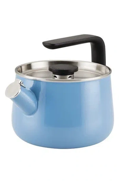 Kitchenaid 2-quart Enameled Tea Kettle In Blue