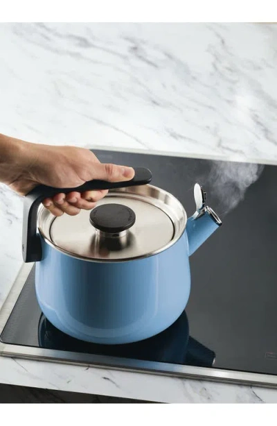 Kitchenaid 2-quart Enameled Tea Kettle In Blue