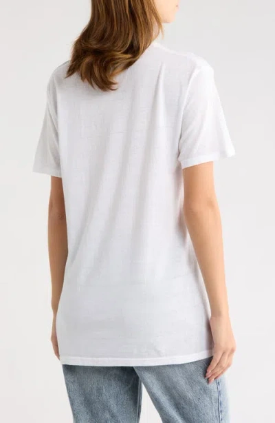 Junk Food Burnout Mustang Graphic T-shirt In White