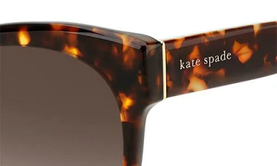 Kate Spade New York Aubriella 55mm Cat Eye Sunglasses In Brown