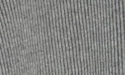 Amicale Rib Cashmere Pullover In Gray
