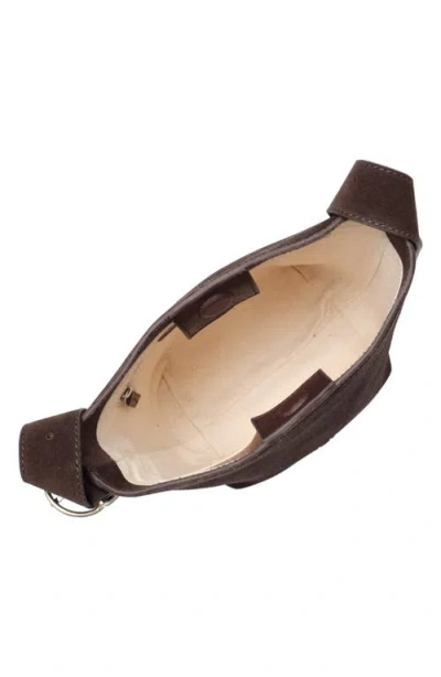 New Amsterdam Leatherworks Jayden Leather Bucket Bag In Brown