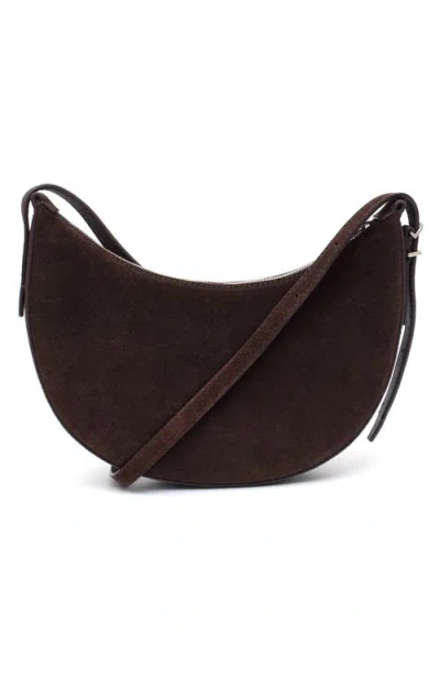 New Amsterdam Leatherworks Silas Leather Crossbody Bag In Brown