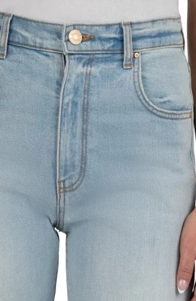 Kut From The Kloth Gwen High Waist Cufed Wide Leg Jeans
