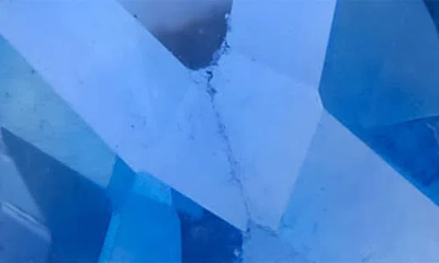 Savvy Cie Jewels Rhodium Plated Sterling Silver Fluorite & Cubic Zirconia Ring In Blue