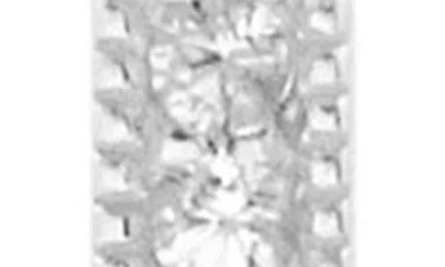 Savvy Cie Jewels 18k Gold Vermeil Linear Cz Drop Earrings In Metallic