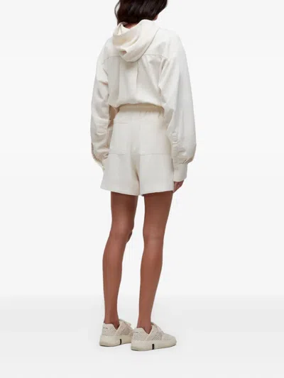 Osklen Embroidered Drawstring Shorts In White