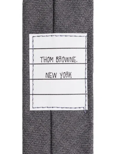 Thom Browne Super 120´s Twill Tie In Brown