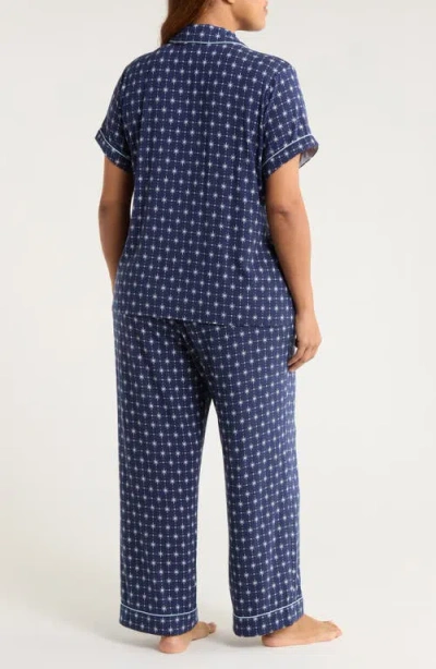 Nordstrom Moonlight Eco Crop Pajamas In Blue