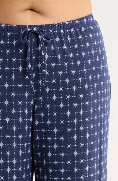 Nordstrom Moonlight Eco Crop Pajamas In Blue