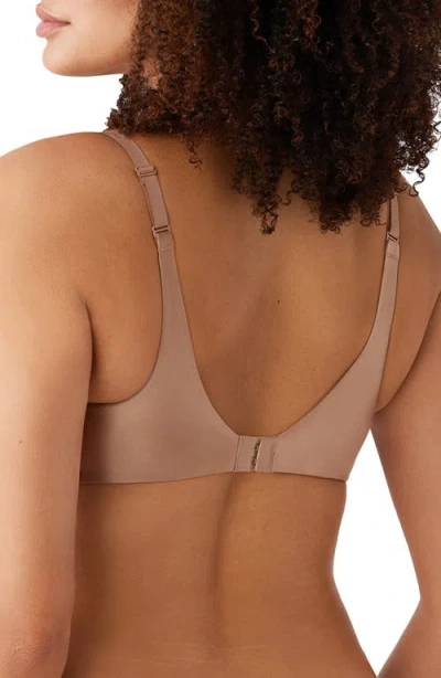 Wacoal Inner Sheen T-shirt Bra Womens Roebuck Seamless Adjustable Buu115 In Neutral