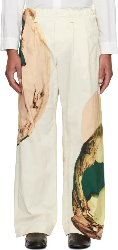 Issey Miyake Beige Agate Trousers In Neutral