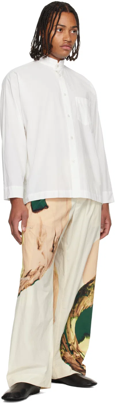 Issey Miyake Beige Agate Trousers In Neutral