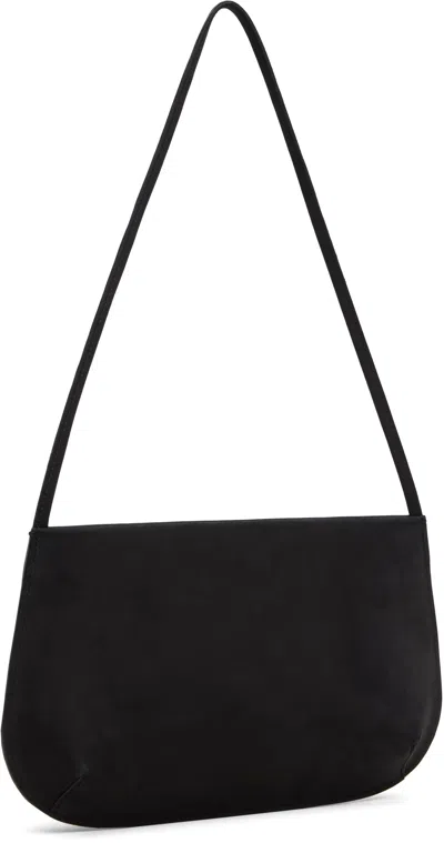 Fane Black Bra Minimalist Leather Shoulder Bag