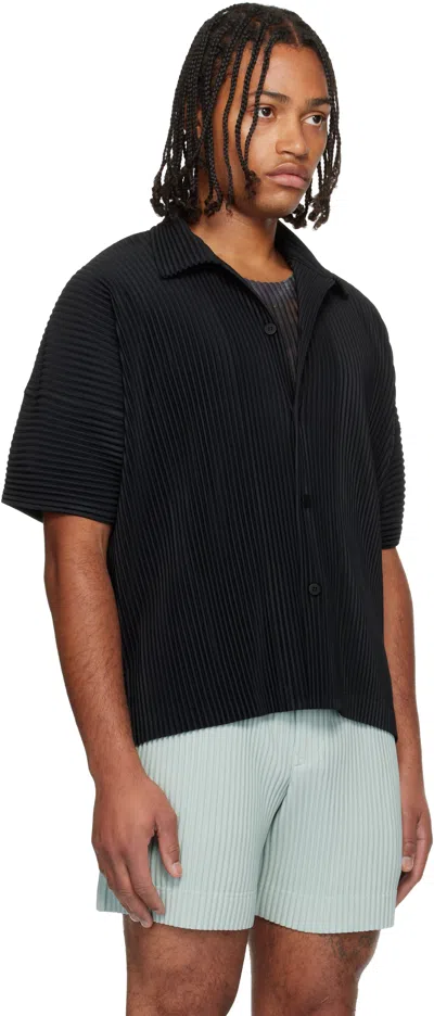 Issey Miyake Black Monthly Color July Shirt In Black