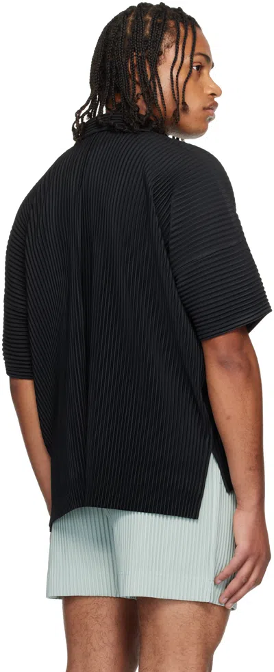 Issey Miyake Black Monthly Color July Shirt In Black