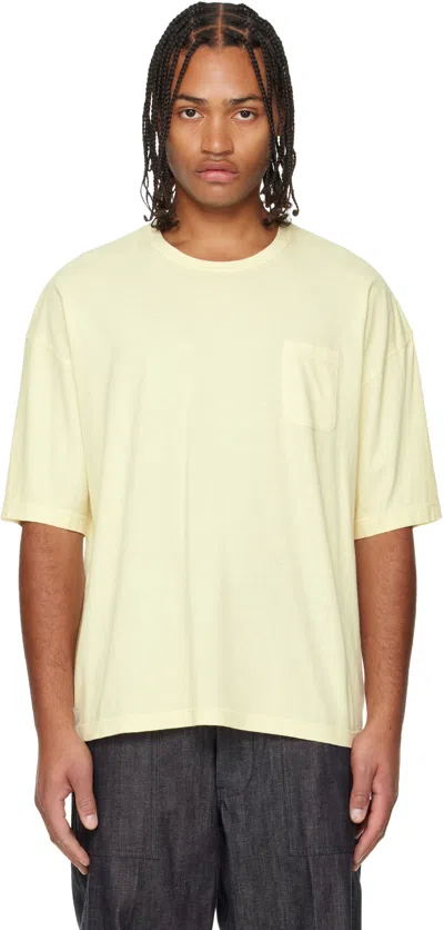 Visvim Yellow Ex Jumbo S/s Dmgd T-shirt In Yellow
