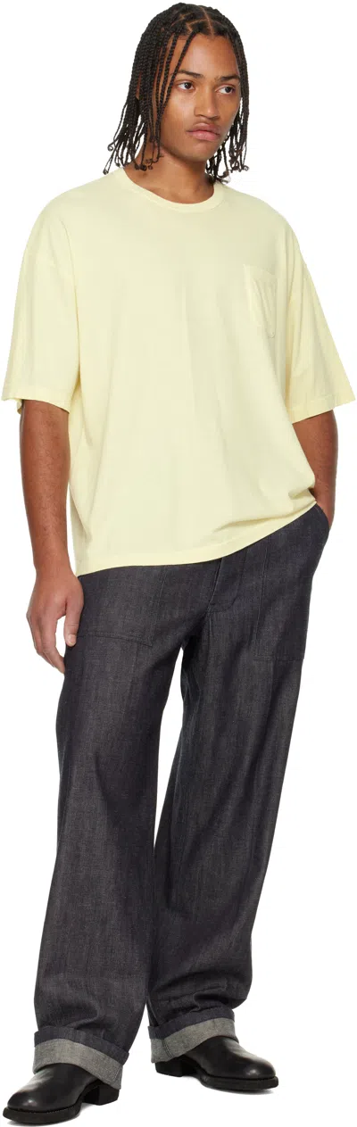 Visvim Yellow Ex Jumbo S/s Dmgd T-shirt In Yellow