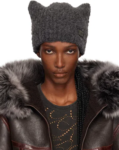 Knwls Gray Precious Beanie In Gray