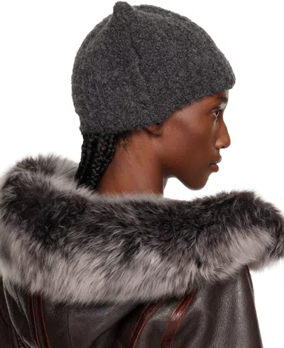 Knwls Gray Precious Beanie In Gray