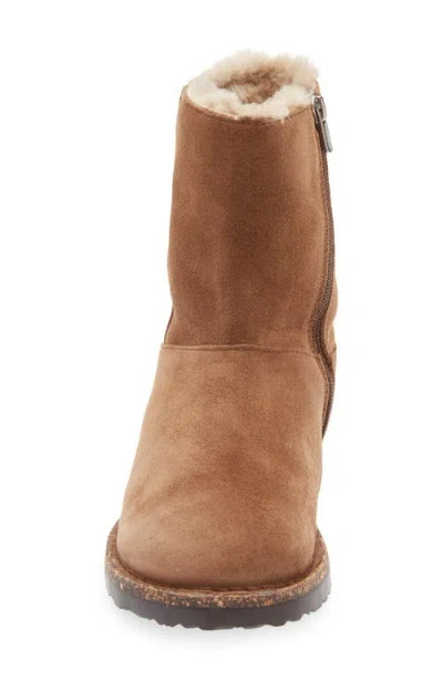 Birkenstock Uppsala Genuine Shearling Lined Boot In Brown