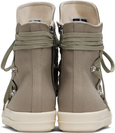 Rick Owens Drkshdw Gray Concordians Megalace Sneaks Sneakers In Gray