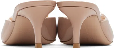 Gianvito Rossi Beige Jaipur 55 Heels In Pink