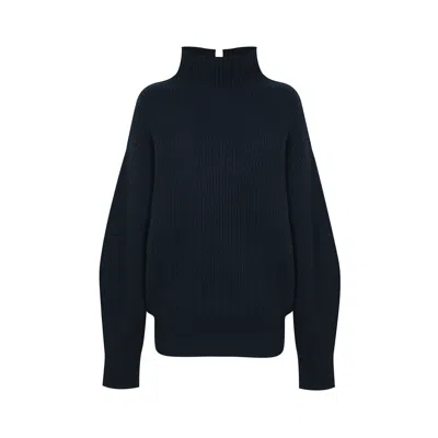 Callaite Women's Blue Pure Cashmere Angelina Turtleneck - Navy In Blue