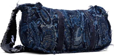 Edward Cuming Fallas Shoulder Bag In Blue
