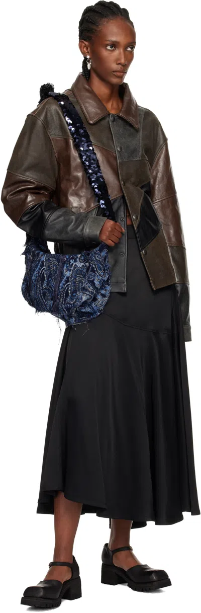 Edward Cuming Fallas Shoulder Bag In Blue