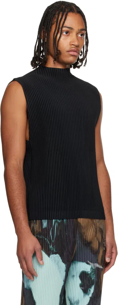 Issey Miyake Black Monthly Color July Tank Top In Black