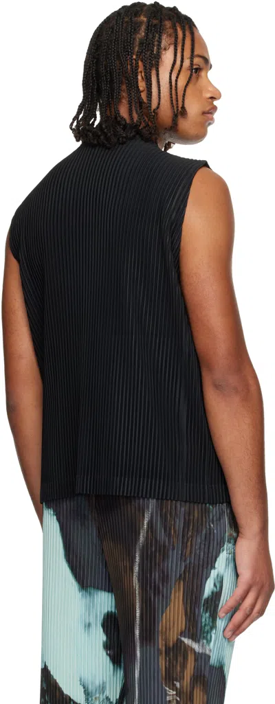 Issey Miyake Black Monthly Color July Tank Top In Black