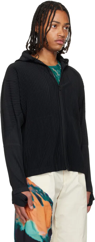 Issey Miyake Black Monthly Color July Hoodie In Black