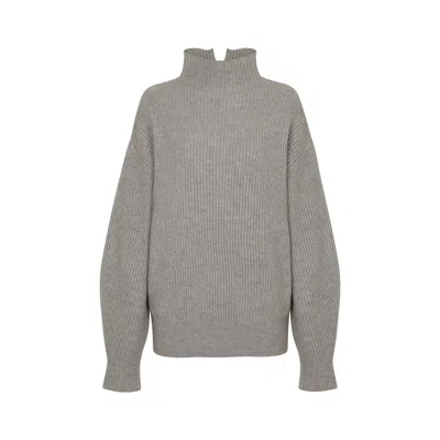 Callaite Women's Pure Cashmere Angelina Turtleneck - Grey In Gray