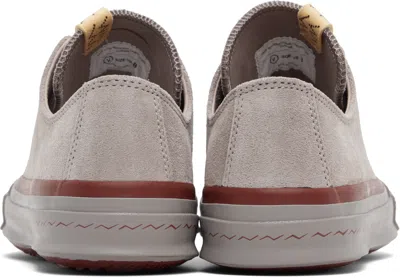 Visvim Skagway Lo Suede Sneaker In Gray