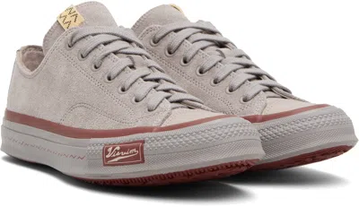 Visvim Skagway Lo Suede Sneaker In Gray