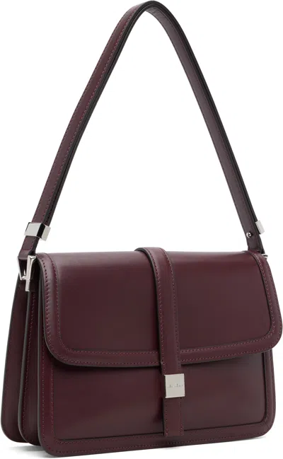 Max Mara Burgundy Bianca Bag In Purple